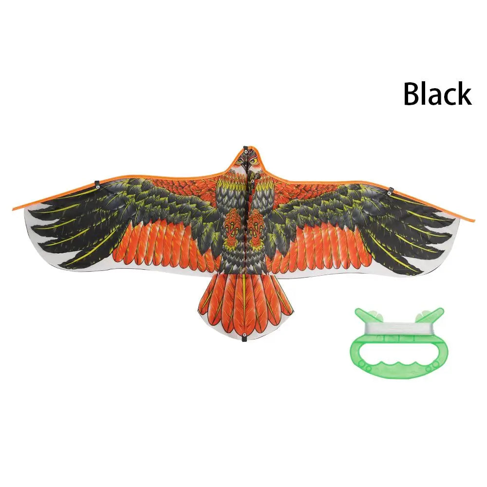 30 Meter Kite Line DIY Flat Eagle 1.1M Kite Toy Flying Bird Best Children Gift For Adults Kids Camping Interactive Toy