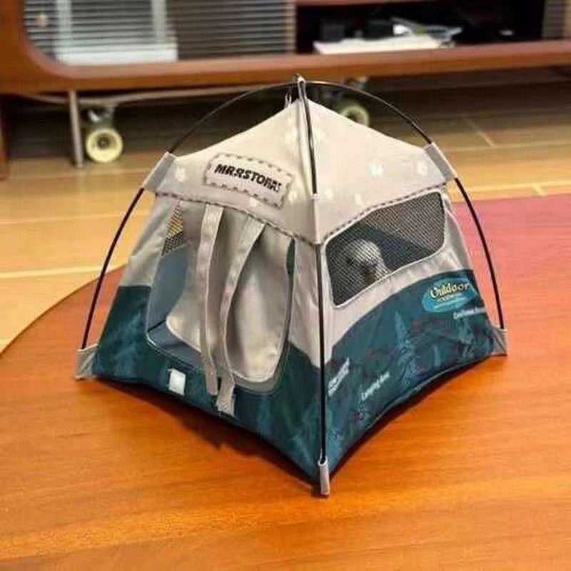 1:12 Scale Soldier Camping Small Tent Model Movable Dolls Decorative Miniature Scene Accessories Photography Props Toy Gift