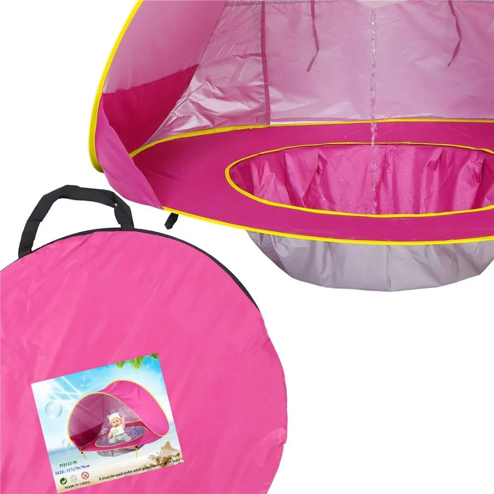 Baby beach tent  Waterproof Sun Shelter UV-protecting Sunshelter with Pool Kid Outdoor Camping Sunshade Beach sunshelter UPF 50+