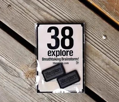 38explore outdoor camping badge morale sticker armband gas tank cover sticker backpack sticker style camping