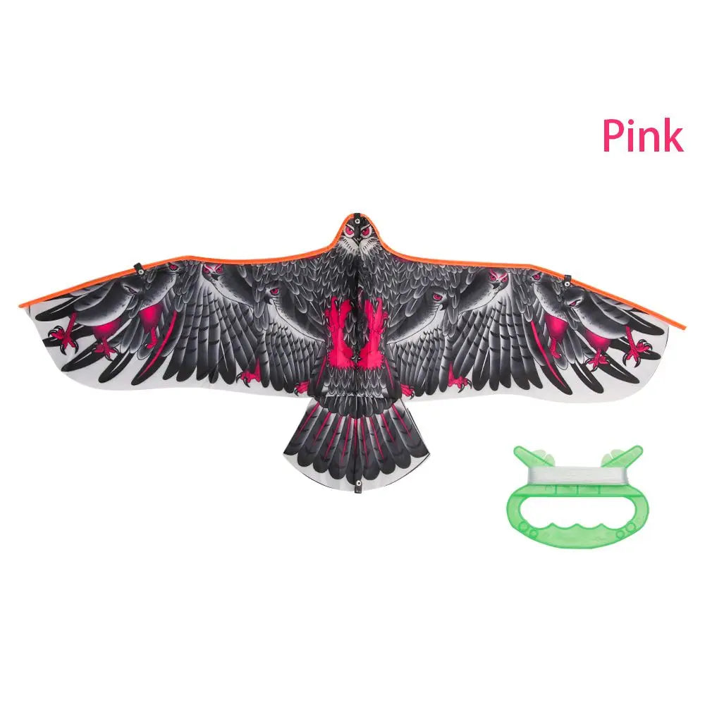 30 Meter Kite Line DIY Flat Eagle 1.1M Kite Toy Flying Bird Best Children Gift For Adults Kids Camping Interactive Toy