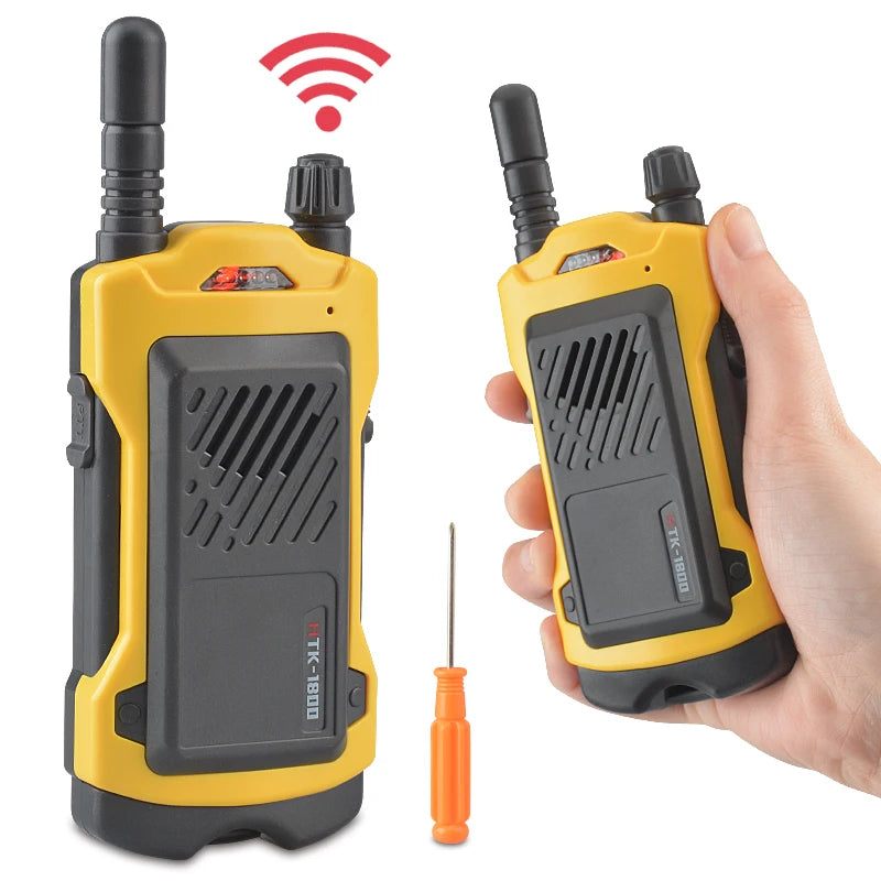 Walkie Talkies for Children, 2Pcs Mini Model Interphone for Kids Long Range Outdoor Hiking Camping 3-12 Years Old Toys
