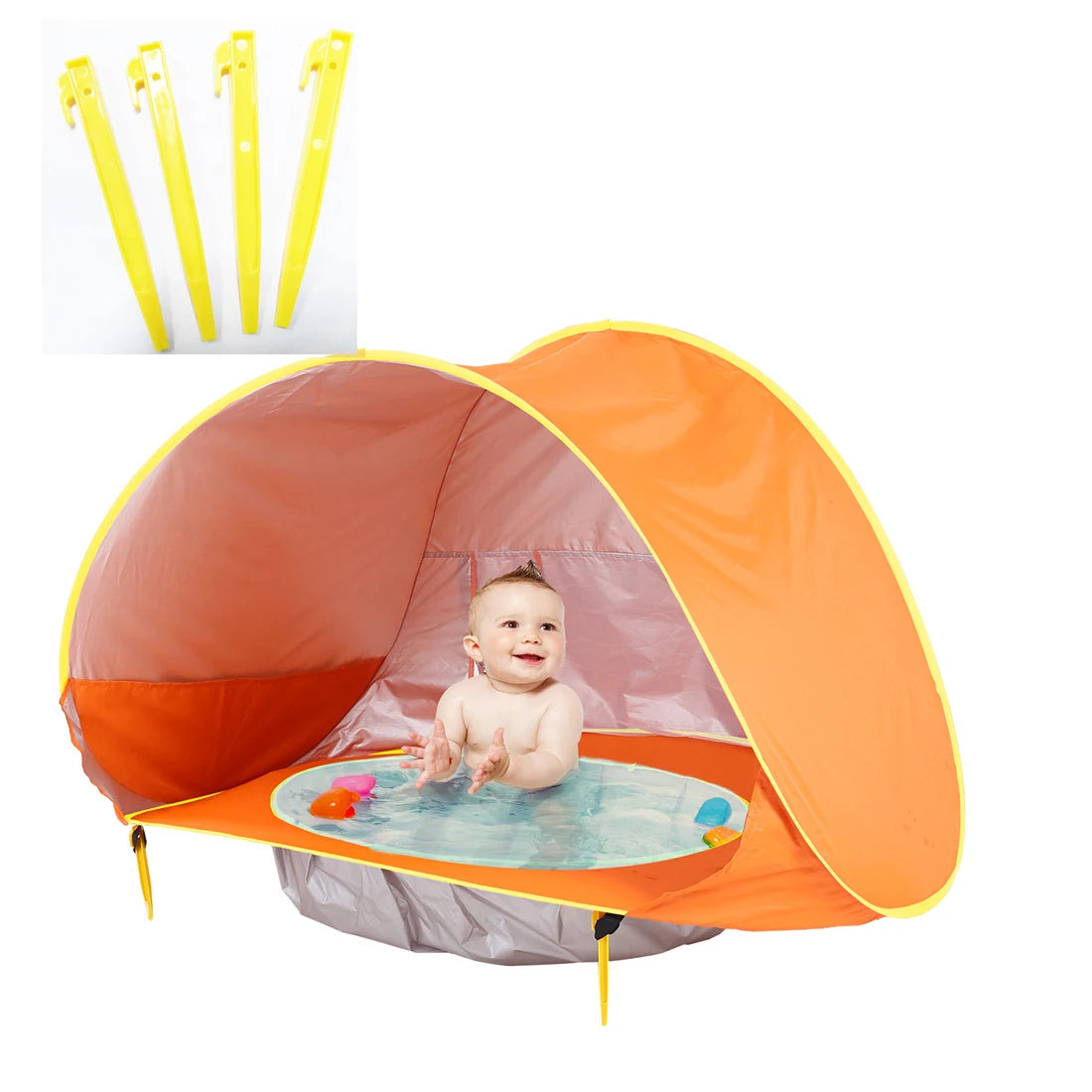 Baby beach tent  Waterproof Sun Shelter UV-protecting Sunshelter with Pool Kid Outdoor Camping Sunshade Beach sunshelter UPF 50+