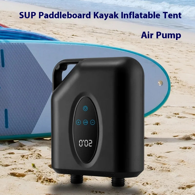 Upgraded Electric Air Pump High-Pressure Portable For Boats Sup Tents 12v Car Outdoor Camping Waterproof Dual Pump 15psi