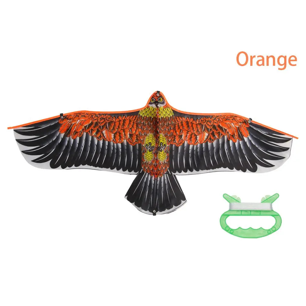 30 Meter Kite Line DIY Flat Eagle 1.1M Kite Toy Flying Bird Best Children Gift For Adults Kids Camping Interactive Toy