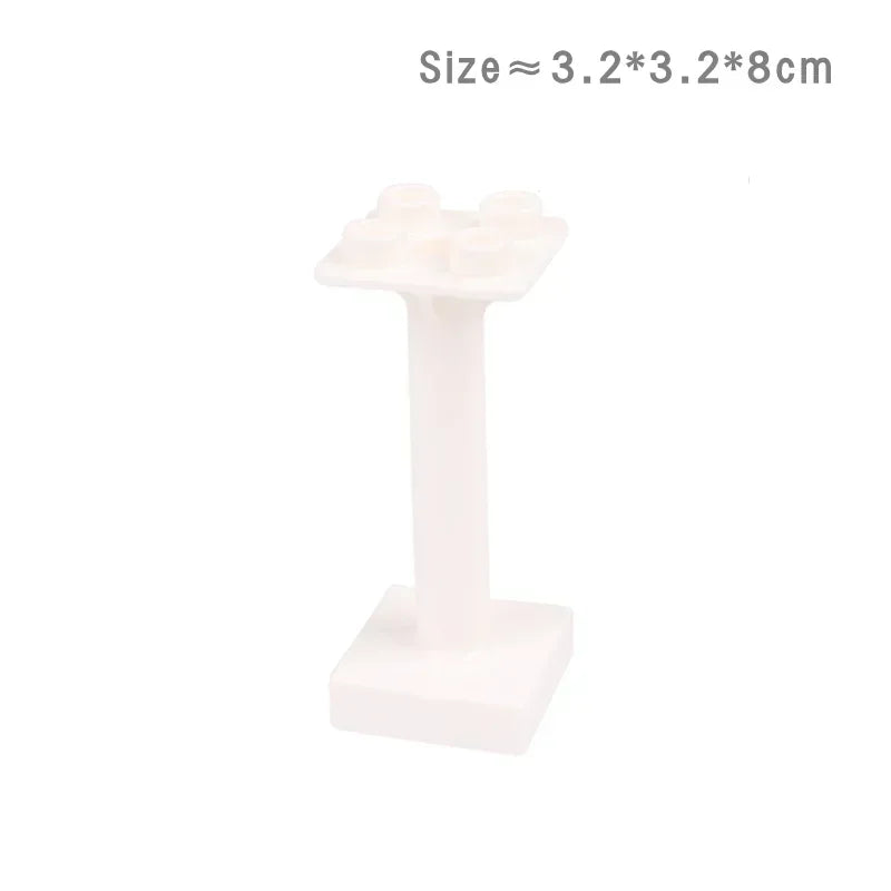 Big Size Building Blocks Compatible Large Bricks Figure Family House Bed Outdoor Camping Children Kids Educational Creative Toys