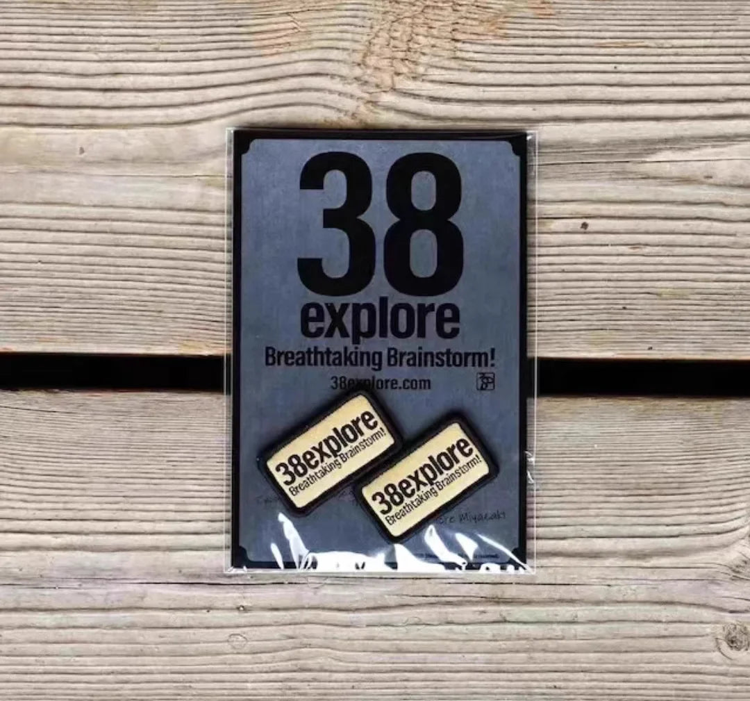 38explore outdoor camping badge morale sticker armband gas tank cover sticker backpack sticker style camping