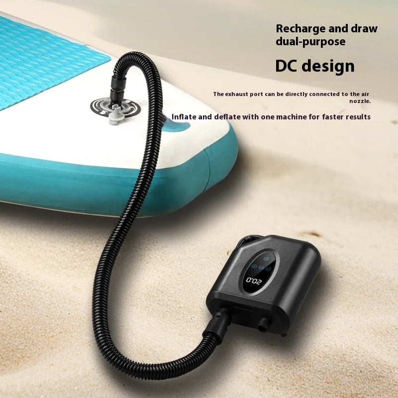 Upgraded Electric Air Pump High-Pressure Portable For Boats Sup Tents 12v Car Outdoor Camping Waterproof Dual Pump 15psi