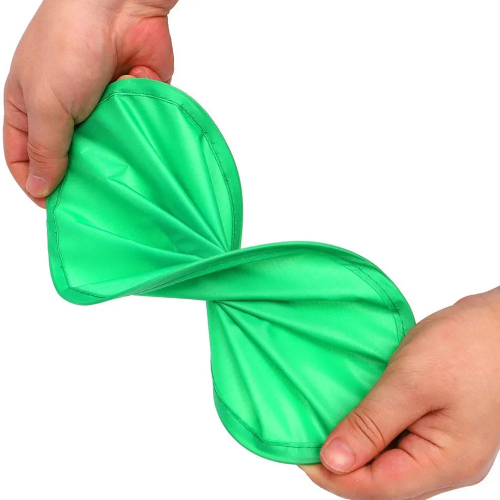 15pcs Polyester Flying Disc Child Outdoor Foldable Sports Discs Portable Kids Outdoor Playthings Camping