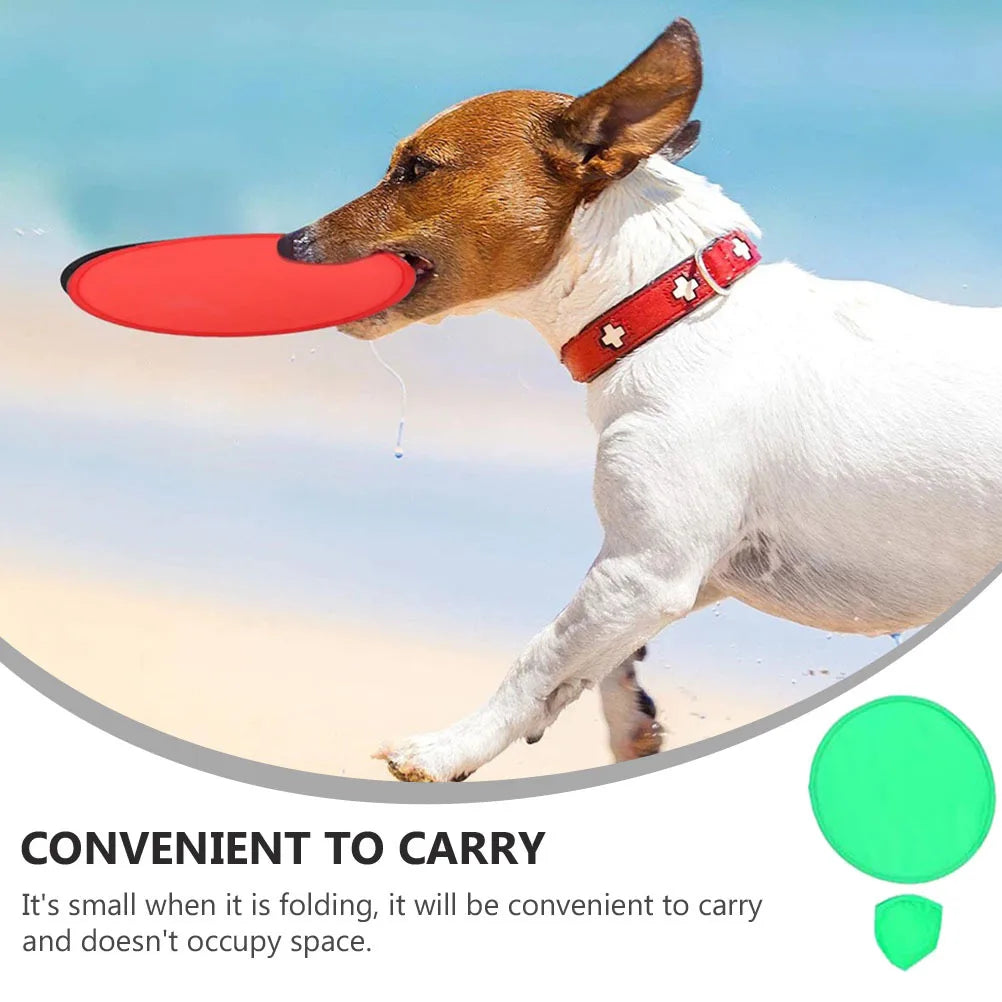 15pcs Polyester Flying Disc Child Outdoor Foldable Sports Discs Portable Kids Outdoor Playthings Camping