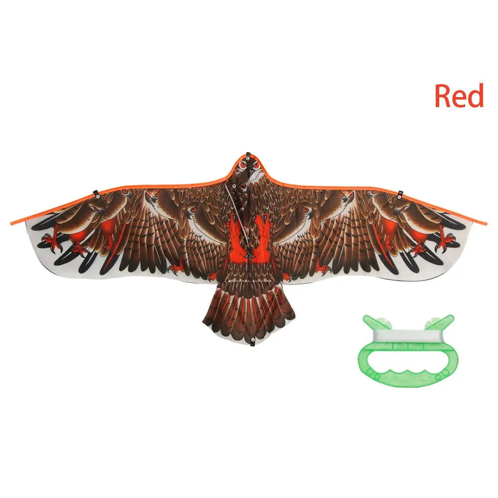 30 Meter Kite Line DIY Flat Eagle 1.1M Kite Toy Flying Bird Best Children Gift For Adults Kids Camping Interactive Toy