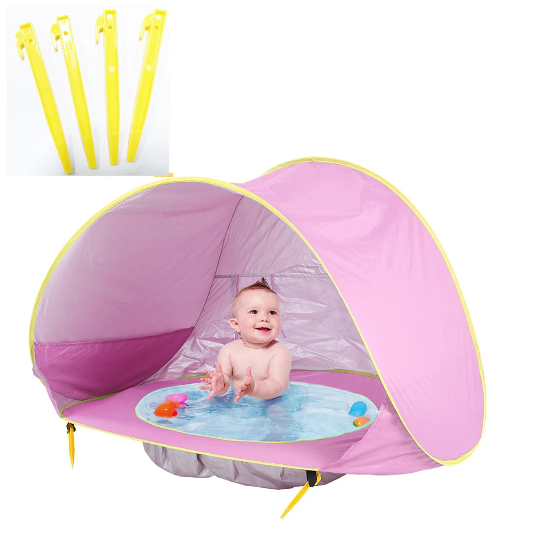 Baby beach tent  Waterproof Sun Shelter UV-protecting Sunshelter with Pool Kid Outdoor Camping Sunshade Beach sunshelter UPF 50+
