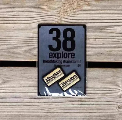 38explore outdoor camping badge morale sticker armband gas tank cover sticker backpack sticker style camping