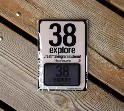 38explore outdoor camping badge morale sticker armband gas tank cover sticker backpack sticker style camping