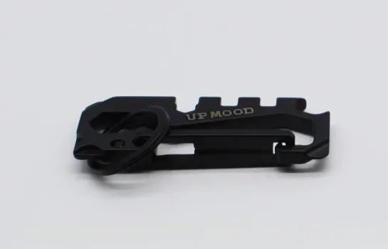 UM new outdoor camping tool keychain multi-functional keychain portable quick release buckle black camping style accessories